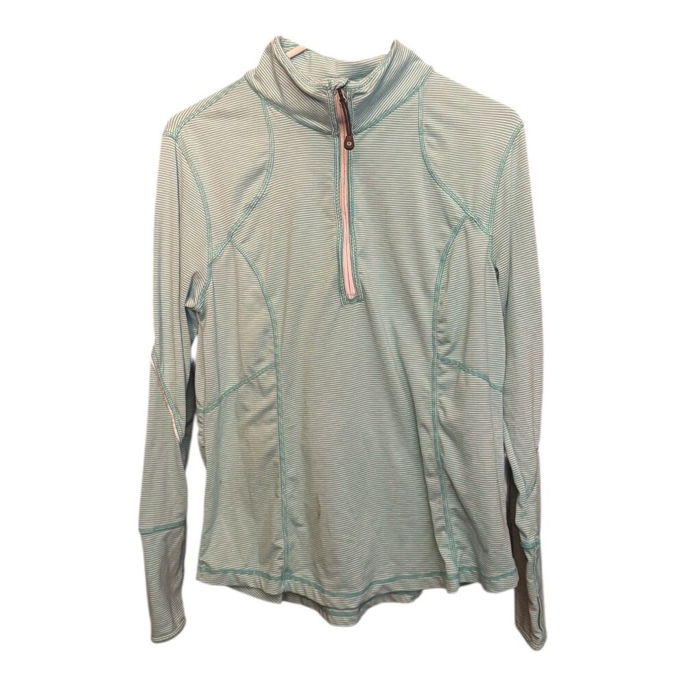 Tangerine Women’s blue Performance Outdoor Track Jacket Running Size L